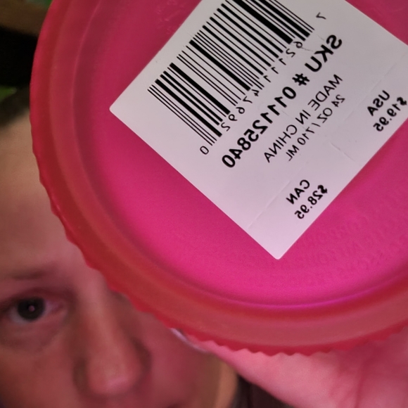 Starbucks 24 Oz pink matte matte studded tumbler - Picture 1 of 2